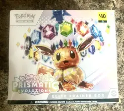 Pokemon TCG S&V Prismatic Evolutions ETB Elite Trainer Box **Factory Sealed** - Image 1