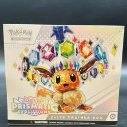 Pokemon TCG Scarlet & Violet Prismatic Evolutions Elite Trainer Box ETB Sealed - Image 1