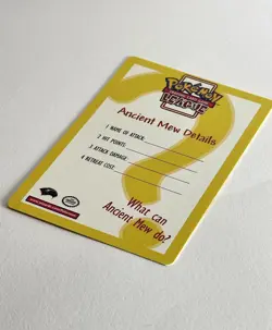 Pokemon TCG Ancient Mew Holo Card 2000 Movie Promo, Near Mint Condition - Image 5