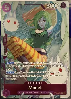 One Piece CCG: Monet - OP14-074 - The Azure Sea’s Seven OP14 - Dash Pack Foil - Image 1