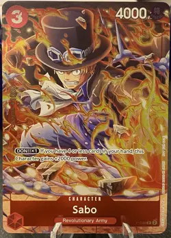 One Piece Promotion Cards - Sabo (Event Pack Vol. 4) P-044 Foil - Full Art Promo - Image 1