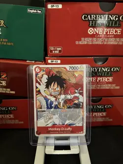 Alt Art Monkey D. Luffy Super Pre-Release Promo P-001 One Piece Card Game - Image 1