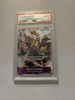 2025 ONE PIECE HITOKIRI KAMAZO OP06-076 Celebration PACK PSA 10 ENGLISH - Image 1