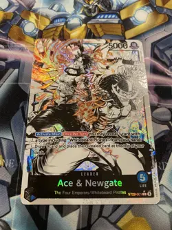 One Piece TCG Ace and Newgate Leader ST22-001 [PAR] Parallel Starter Deck ST22 - Image 2