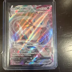 Mew VMAX 114/264 Fusion Strike Nm Pokemon TCG Ultra Rare Holo - Image 1