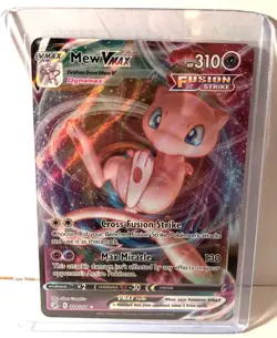 Pokemon TCG - Mew VMAX Holo Ultra Rare - Fusion Strike - 114/264 - NM - Image 1