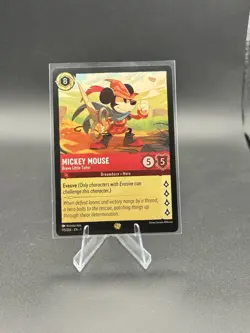 Disney Lorcana First Chapter Legendary 115/204 Mickey Mouse Brave Little Tailor - Image 1