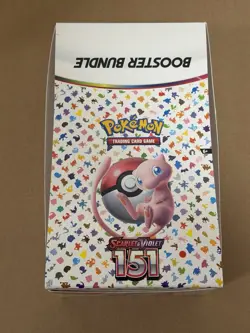 Pokemon Scarlet & Violet EMPTY 151 Booster Bundle Display BOX ONLY - Image 1