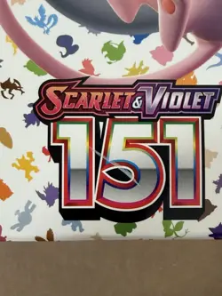 Pokemon Scarlet & Violet EMPTY 151 Booster Bundle Display BOX ONLY - Image 2