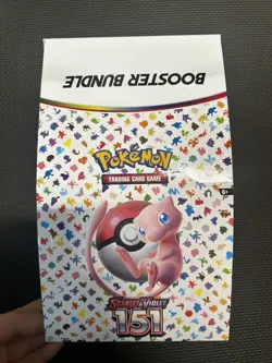 Pokemon Scarlet & Violet EMPTY 151 Booster Bundle Display BOX ONLY - Image 1