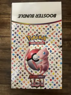 Pokemon Scarlet & Violet - EMPTY 151 Booster Bundle Display BOX ONLY - Image 1
