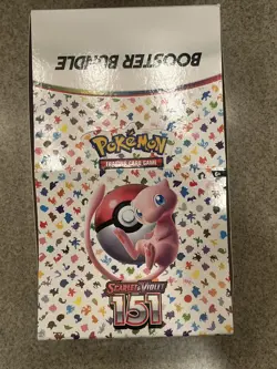 Pokemon Scarlet & Violet EMPTY 151 Booster Bundle Display BOX ONLY - Image 1