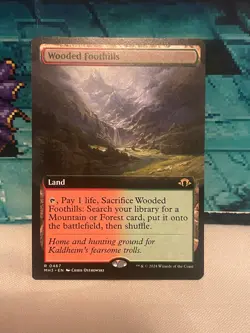 Wooded Foothills (Extended Art) Modern Horizons 3 Regular - Image 1