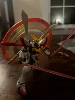 GF13-017NJII Burning/God G Gundam Mobile Fighter MSIA 4.5" Bandai Action Figure - Image 1