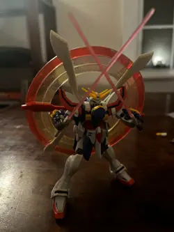 GF13-017NJII Burning/God G Gundam Mobile Fighter MSIA 4.5" Bandai Action Figure - Image 2