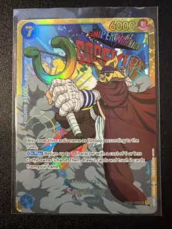 One Piece Card Game English Carte Holo Sogeking OP03-122 Sec NM - Image 1
