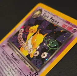 Pokemon Dark Hypno 9/82 Team Rocket Holo Rare Unlimited 60 HP English Card - Image 3