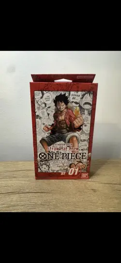 Bandai One Piece Card Game Straw Hat Crew Starter Deck ST-01 English Luffy Usopp - Image 1