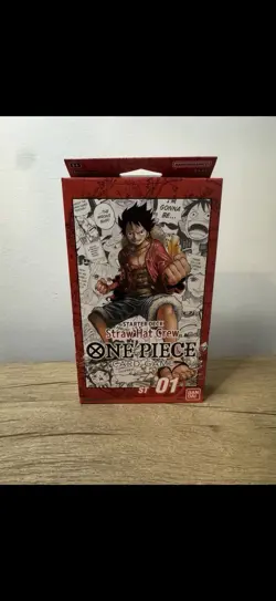 Bandai One Piece Card Game Straw Hat Crew Starter Deck ST-01 English Luffy Usopp - Image 2