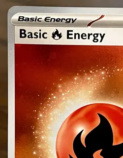 Fire Energy Holo Pokemon Prize Pack Series Promo Series 8 Pokemon Card NM/LP - Image 2