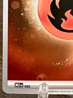 Fire Energy Holo Pokemon Prize Pack Series Promo Series 8 Pokemon Card NM/LP - Image 4