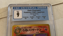 Pokemon Japanese Dark Charizard Team Rocket CGC 9 Mint Card #006 - Image 2