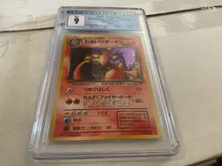 Pokemon Japanese Dark Charizard Team Rocket CGC 9 Mint Card #006 - Image 3