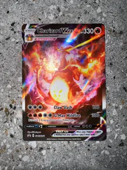 Pokemon TCG Cards Charizard VMAX SWSH261 Alternate Art Black Star Promo NM - Image 3