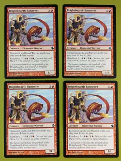 Brighthearth Banneret x4 Morningtide 4x Magic the Gathering MTG - Image 1