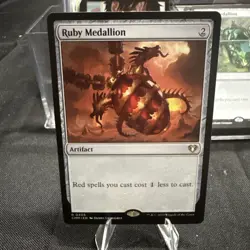 Ruby Medallion #405 (NM) Commander Masters CMM Magic MTG pack fresh - Image 1