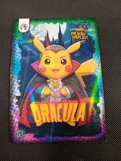 Dracula (Pikachu) #70 - Galaxy Holo - Electric Pikachu Cosplay - Pokemon - Image 1