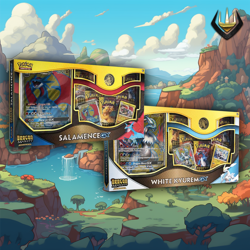 Dragon Majesty Pokemon Special Collection Box Set [White Kyurem & Salamence GX] - Image 1