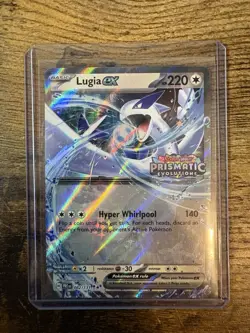 Lugia Ex 082/131 Pokemon TCG Prismatic Evolutions Stamped Promo - Image 1