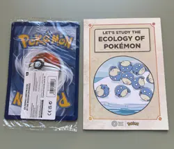 IN HAND Pokemon x Natural History Museum Pikachu Jumbo Promo Card & Leaflet - Image 2