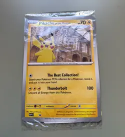 IN HAND Pokemon x Natural History Museum Pikachu Jumbo Promo Card & Leaflet - Image 4