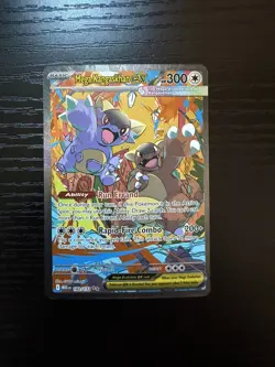 2025 Pokemon Mega Evolution Kangaskhan ex Special Illustration Rare #182/132 - Image 1