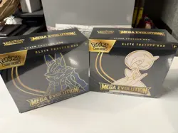 Pokemon Mega Evolution Elite Trainer Box ETB Set of 2 Factory Sealed - Image 1