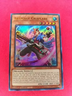 Artmage Graflare DUAD-EN010 Yugioh Duelist's Advance Ultra Rare LP - Image 1