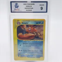 Kingler 15/165 • Expedition E Series • Holo Rare • Pokemon Card • Graded 9 - Image 1