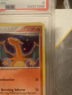 Charizard 6/108 Power Keepers Holo Card PSA 6 - Image 4