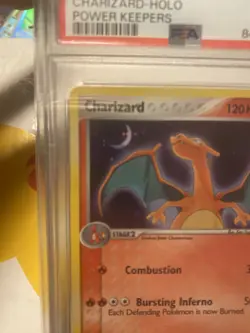 Charizard 6/108 Power Keepers Holo Card PSA 6 - Image 5