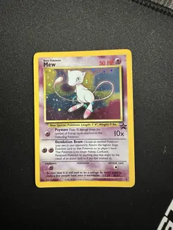 Mew 9 Black Star Promo 2000 Holo Rare Pokemon TCG Card - Image 1