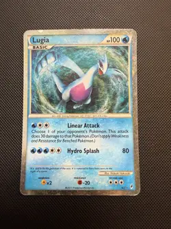 Lugia SL7 Call of Legends Shiny Holo Pokemon Card MP - Image 1