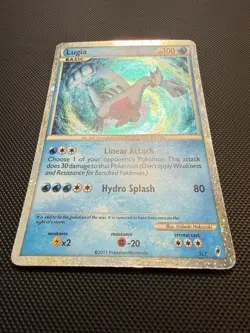 Lugia SL7 Call of Legends Shiny Holo Pokemon Card MP - Image 2