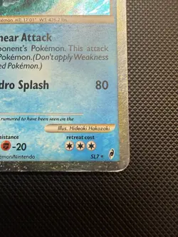 Lugia SL7 Call of Legends Shiny Holo Pokemon Card MP - Image 3