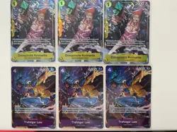 Trafalgar Law Illustration Box Vol.6 P-093 One Piece Promo Cards Foil Rosinante - Image 1