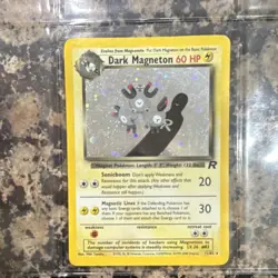Pokemon Dark Magneton Team Rocket Holo Rare 11/82 60 HP English Card - Image 1