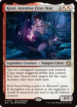 Kirol, Attentive First-Year 231 MTG NM - Lorwyn Eclipsed - Image 1