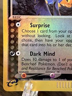 Murkrow 47/100 Sandstorm Reverse Holo Pokemon TCG Near Mint - Image 4