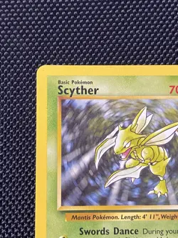 Pokemon Scyther 26/64 Non Holo Jungle Unlimited LP - Image 2